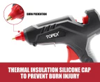 TOPEX Heavy Duty 100W Hot Melt Glue Gun Electric Heating Craft & 10 Glue Sticks