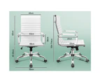 ALFORDSON Office Chair Ergonomic White - High Back