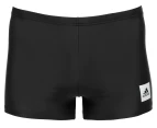 Adidas Men's Solid Swim Boxers - Black