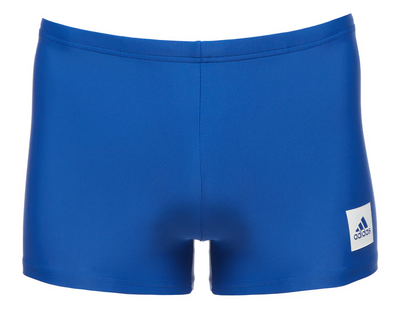 Adidas Men's Solid Swim Boxers - Royal Blue