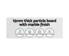 Artiss Console Table Marble Effect Frenisha