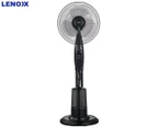 Lenoxx 40cm Misting Pedestal Fan