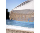 Summa Lovin Beach Umbrella High Quality - White Australian Designer