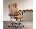 Artiss Massage Office Chair Gaming Chairs Computer Chair 8 Point Espresso