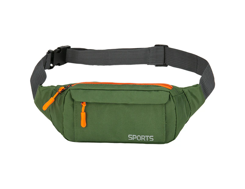 Fanny Pack for Men Women  Waterproof Waist Pack Crossbody Bag for Sports Traveling Casual Running -green