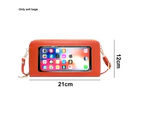 Touch Screen Phone Bag, Clear Phone Pouch, Multifunctional Crossbody Wallet