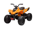 Licensed MCL35 McLaren Kids Toy Ride On Electric Quad Bike - Orange