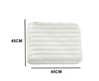 Chair Cushion Non Slip Chair Pad Soft Plush Seat Pad,Washable Seat Cushion Durable Mat Pads white