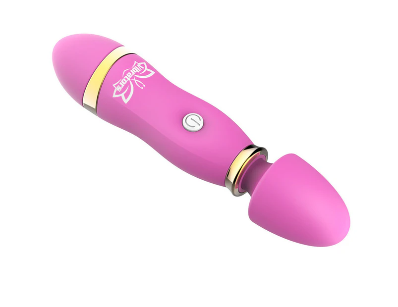 SunnyHouse Safe 12 Speed G-Spot Vibrator Erotic Vagina Clitoris Stimulator Women AV Stick - Pink Battery