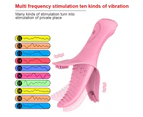 SunnyHouse Female Rechargeable Electric Tongue Vibrator Vagina Massager Device Sex Toy - C