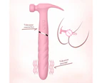 SunnyHouse Vibrator Electric Quickly Shaking Long Battery Life Hammer Vibrator Female Adult Sex Toy for Women - Pink A