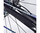 3D Structure Chain Protector Self-adhesive Silicone Cycling Care Ultralight Chain Stay Protector for Mountain Bike - Black