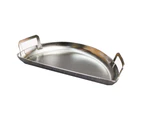 SnS Grills Mini Drip Pan - Kettle BBQ Drip Tray - Slow n Sear Drip n Griddle 18"