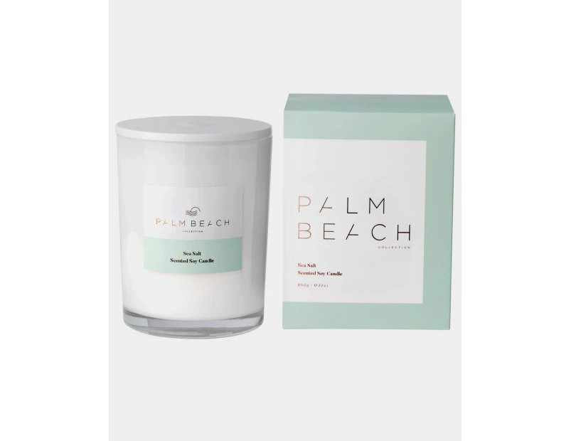 Palm Beach Scented Soy Candle Deluxe 850 g - Sea Salt DLXSS