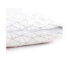 Giselle Set of 2 Rayon King Memory Foam Pillow