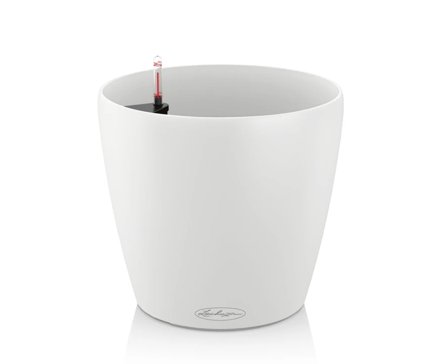 LECHUZA CLASSICO COLOR 18 PLANTER POT (WHITE)