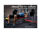 BLACK LORD Fitness Adjustable Squat Rack