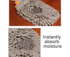 Water towel set Chenille microfiber soft kitchen towel with string hanger Goose