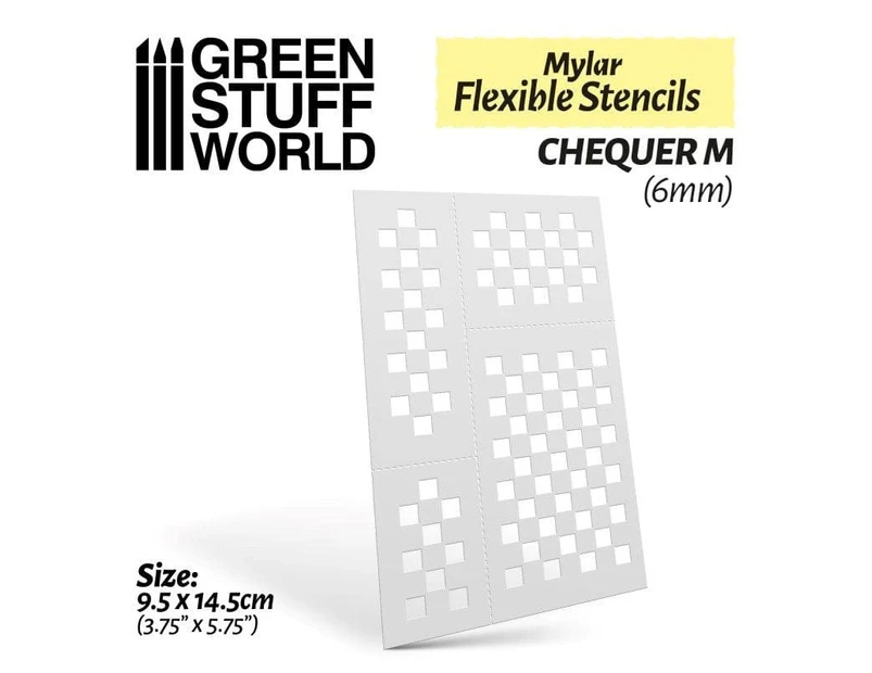 GSW - Flexible Stencils - Chequer M (6mm)