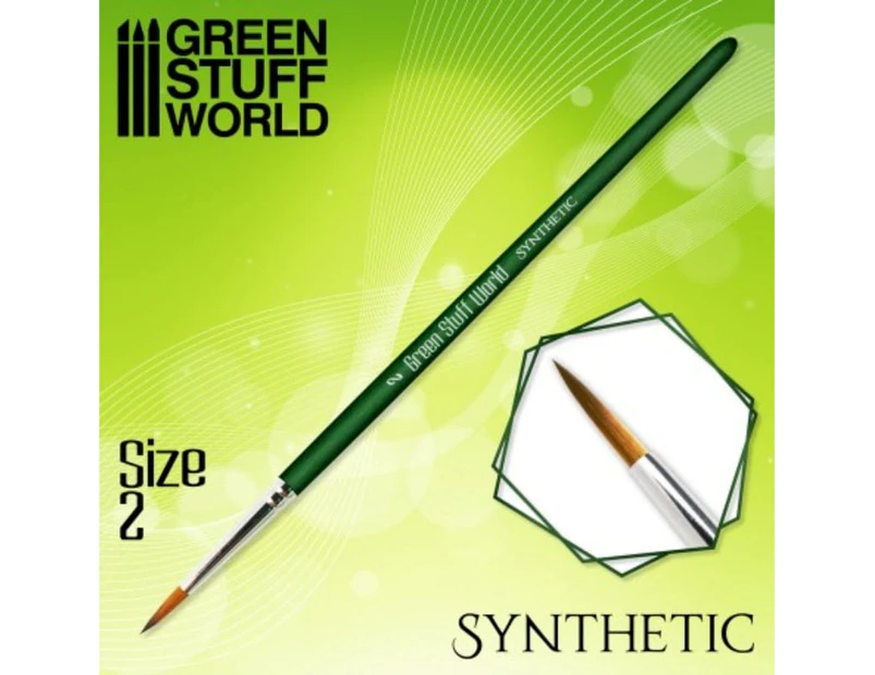 GSW - Green Series Synthetic Brush - Size 2