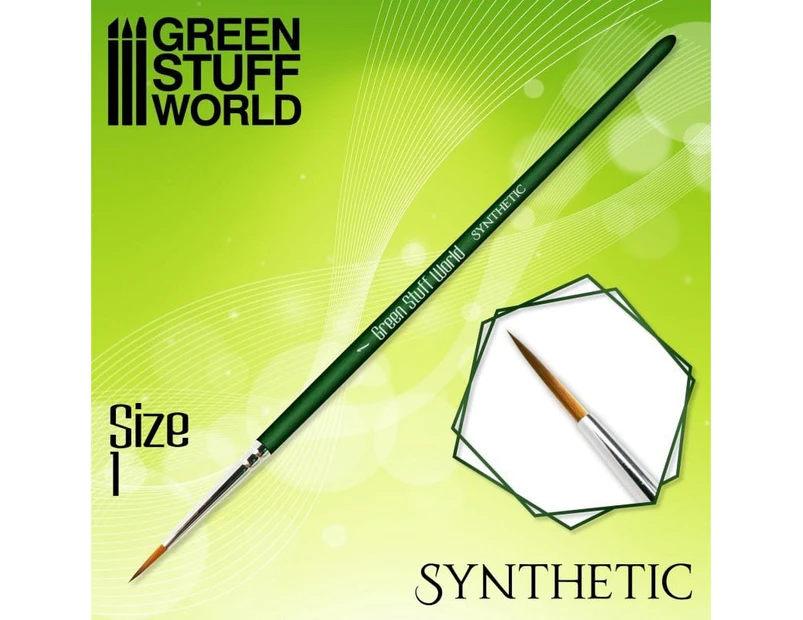 GSW - Green Series Synthetic Brush - Size 1