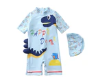 Baby Boy Swimwear One piece Swimsuit Children's Bathing Suit UV Protection Shark Print Swimming Suit for Boys Beach Pool Clothes A5