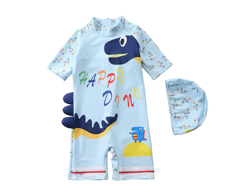 Baby Boy Swimwear One piece Swimsuit Children's Bathing Suit UV Protection Shark Print Swimming Suit for Boys Beach Pool Clothes A5