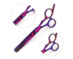 Beauty Professional Hair Thinning Scissors - Hair Thinning Shears - Hair Texturizing Scissor,Purple