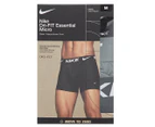 Nike Men's Dri-FIT Essential Micro Trunk 3pk - Black/Grey