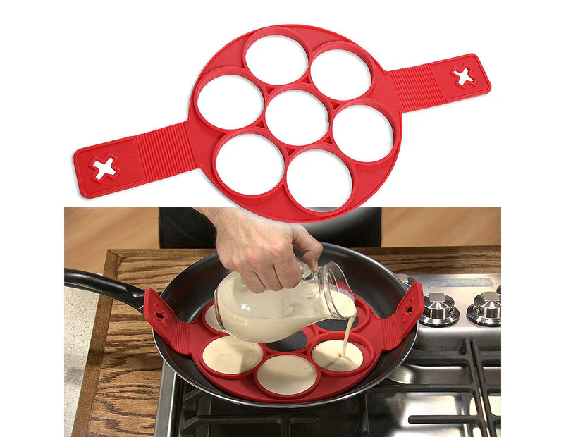 Non-Stick Pancake Baking Tools Egg Ring Maker Cheese Egg Cooker Pan Flip Egg Mold