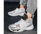 Woosien Mens Basketball Shoes Sports Running Sneakers White
