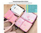 6-Piece Travel Storage Bag Multifunctional Clothes Sorting Pack Travel Packing Compression Bag Luggage Storage Bag