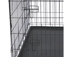 30" Dog Crate Pet Cage Puppy Cat Foldable Metal Kennel