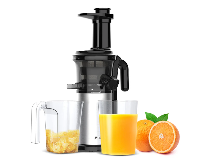 Advwin Cold Press Slow Juicer Machines Vegetable and Fruit Healthy Juice Extractor Stainless Steel Electric Juice Maker
