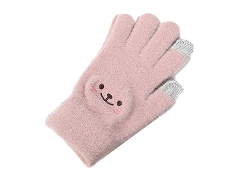 Kids' Children's Warm Gloves，Winter Gloves -pink