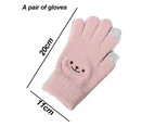 Kids' Children's Warm Gloves，Winter Gloves -pink