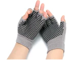 Non Slip Yoga gloves for Women, Toeless Anti-skid Pilates, Barre, Ballet, Bikram Workout gloves 4Pack