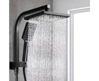 Cefito 8'' Rain Shower Head Set Handheld Square High Pressure Black