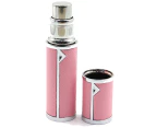 Portable Leather Perfume Dispenser, Spray Bottle,pink