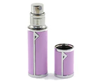 Portable Leather Perfume Dispenser, Spray Bottle,purple