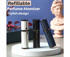 Portable Leather Perfume Dispenser, Spray Bottle,blue