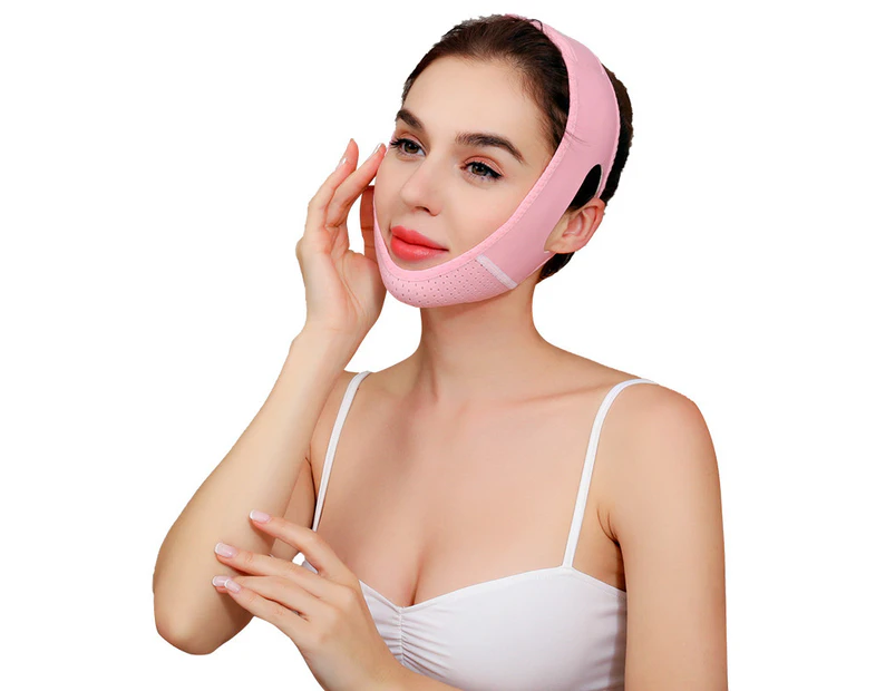 Reusable V Line Mask Facial Strap Double Chin Chin Mask Lifting Belt V Shaped Slimming Face Mask | Catch.com.au