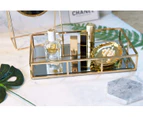 Piece Mirror Tray, Gold Mirror Tray Perfume Storage Mirror Dressing Table