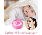1Pcs Baby Powder Puff Kit for Body Powder Container Dusting Powder Case for Baby & Mom,pink