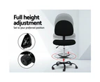 Office Chair Veer Drafting Chairs Stool Computer Chair Footrest Black