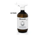 Silverflow Technology Silversafe Organic Hand Disinfectant Mist Spray 12 Pack 500mL