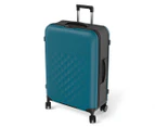 Rollink Flex Vega Spinner 73.6cm Large Collapsible Hardcase Luggage/Suitcase - Blue