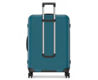 Rollink Flex Vega Spinner 73.6cm Large Collapsible Hardcase Luggage/Suitcase - Blue