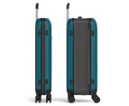 Rollink Flex Vega Spinner 73.6cm Large Collapsible Hardcase Luggage/Suitcase - Blue