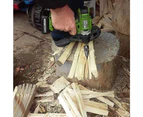 Firewood Log Splitter Drill Bits, 3Pcs Movable Cone Kindling Wood Splitting Log Bits Electric Drill Screw Cone Driver Hex 32Mm/1.26Inch